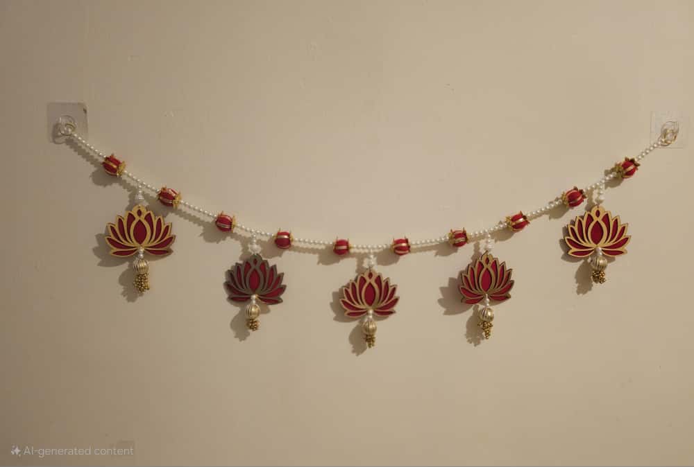 Lotus Pearl Toran