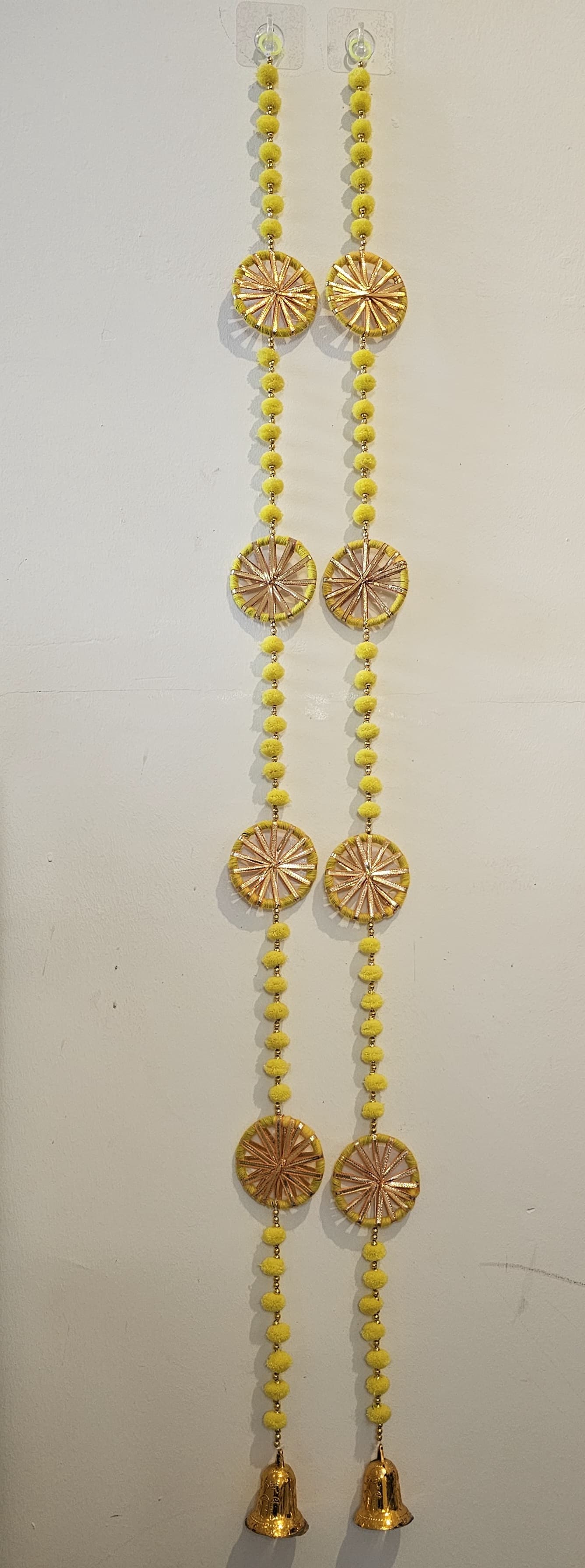 Yellow and Orange wall hangings