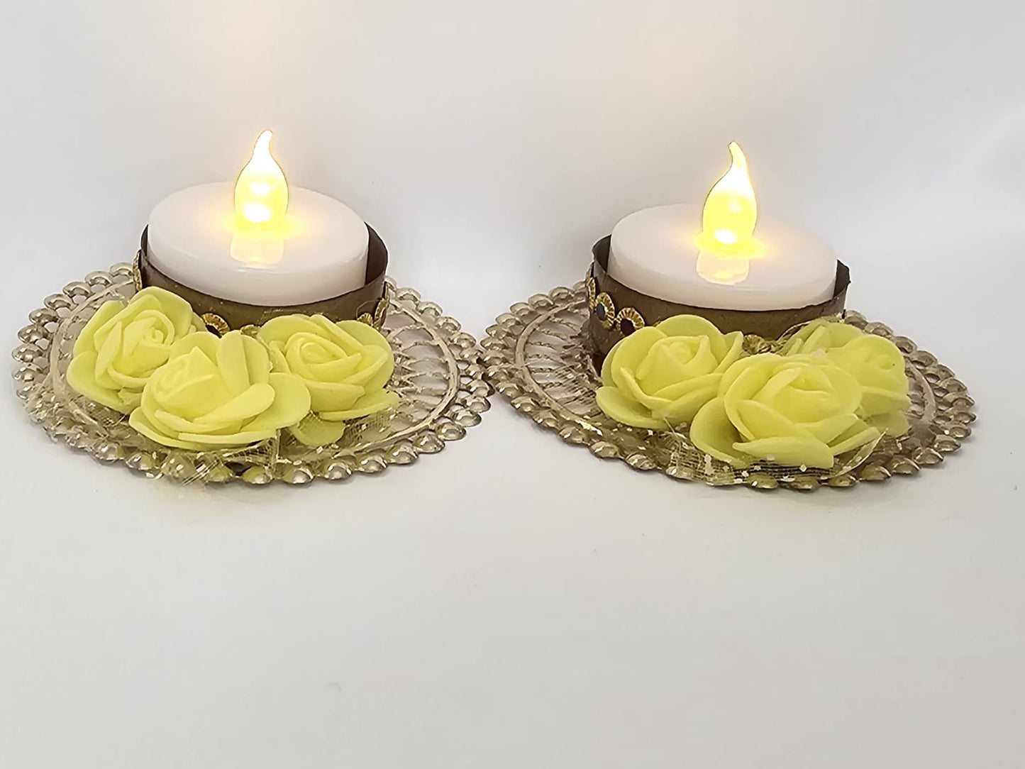Tea light candle holders