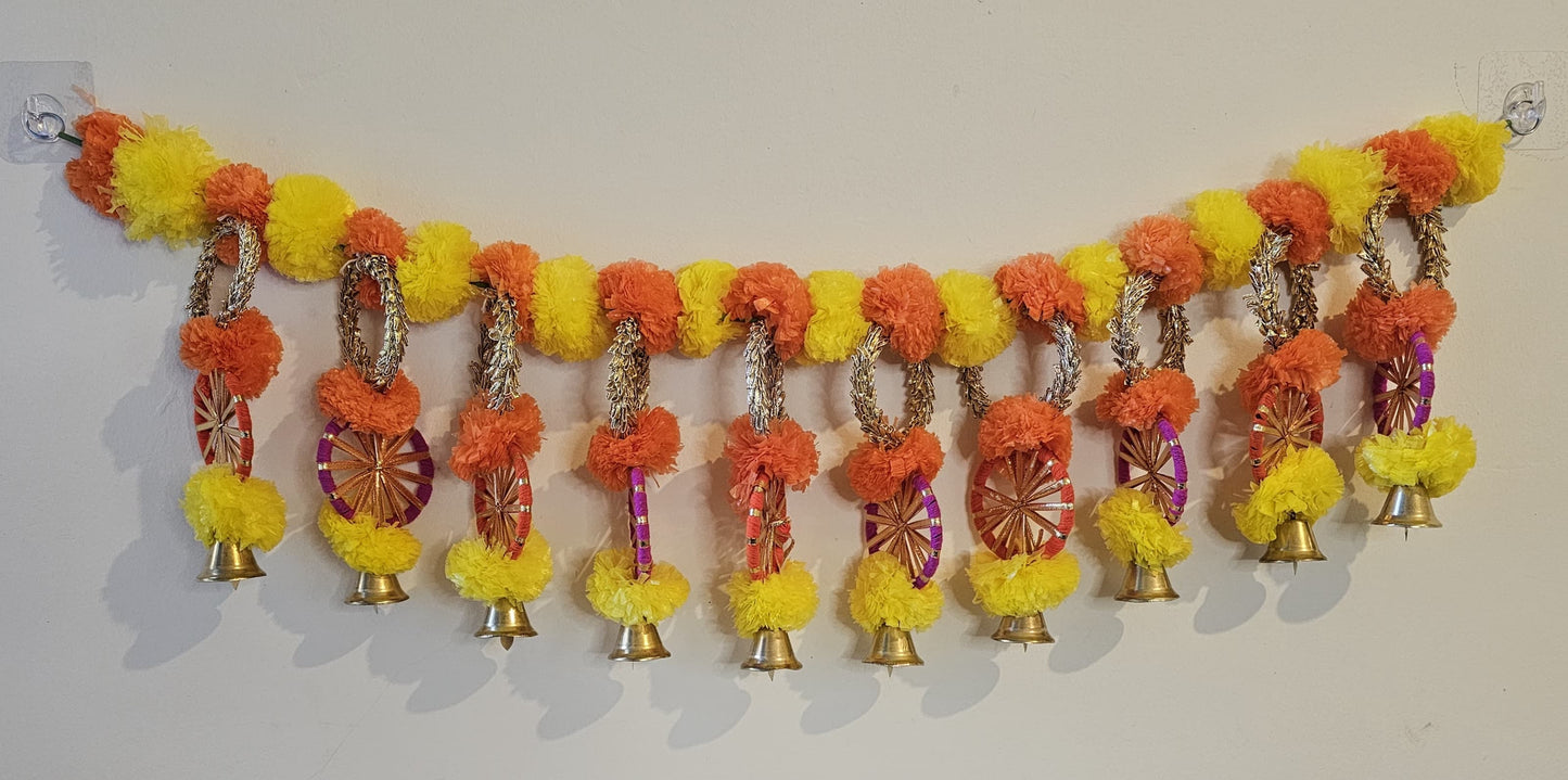 Marigold Bandanwar with bells