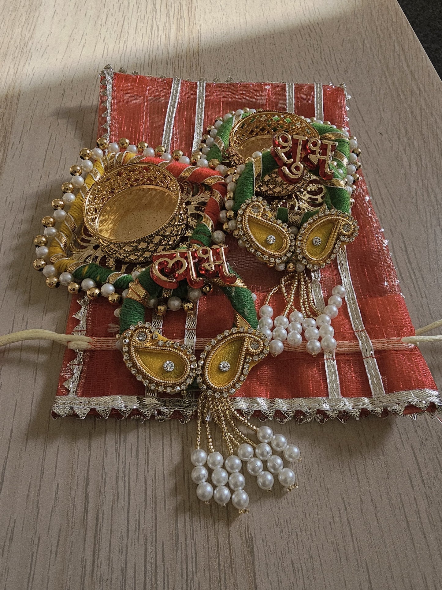 Embroidered Fabric Potli Combo