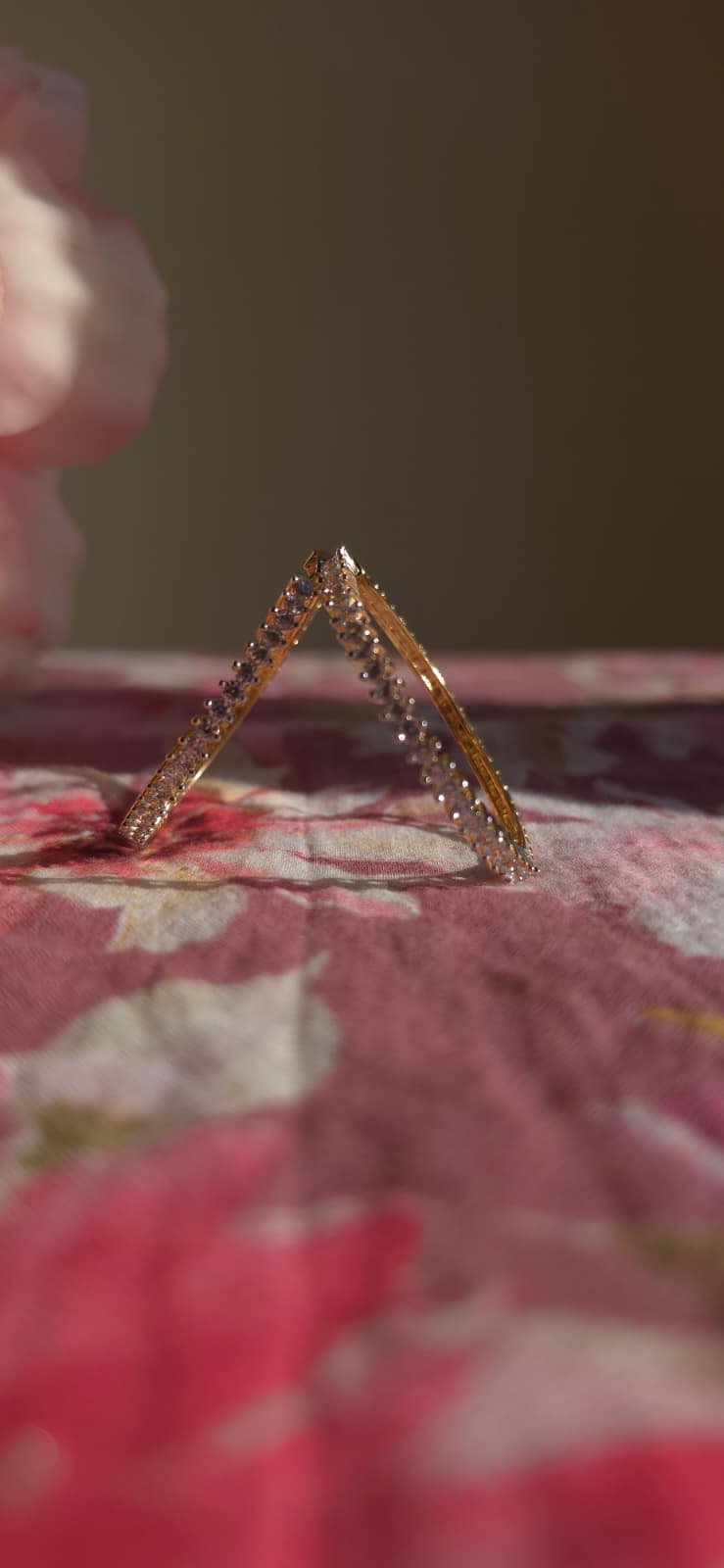 Classic Gold American Diamond Hoop Earrings | Sparkling Cubic Zirconia Huggie Hoops | Simply Sajavat Manchester