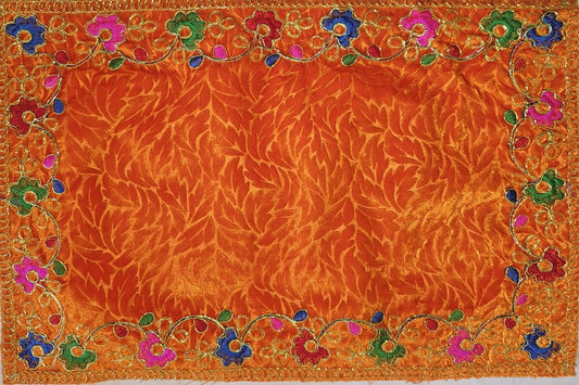 Large Pooja Aasans ( Orange)