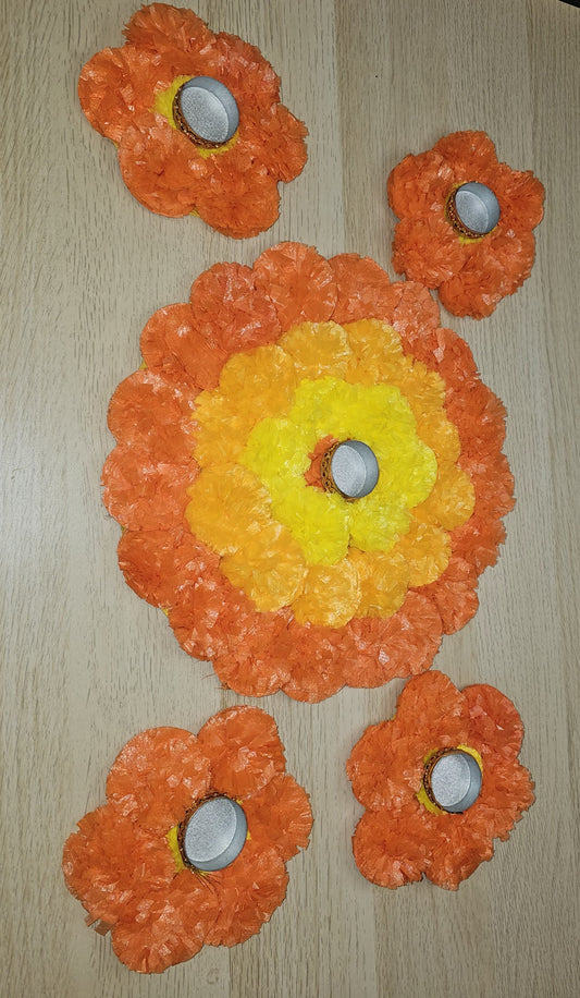 Flower rangoli