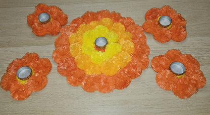 Flower rangoli