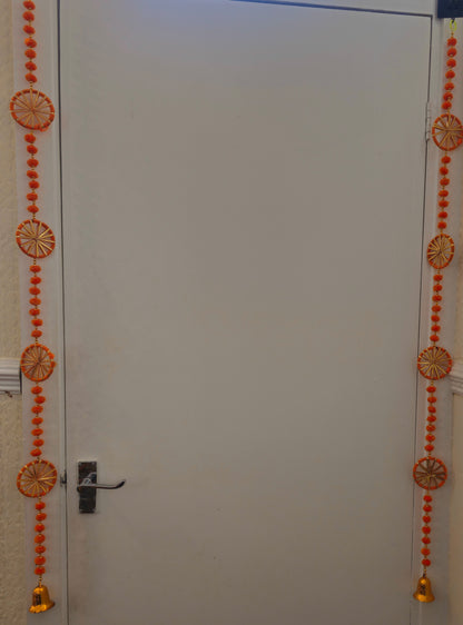 Yellow and Orange wall hangings