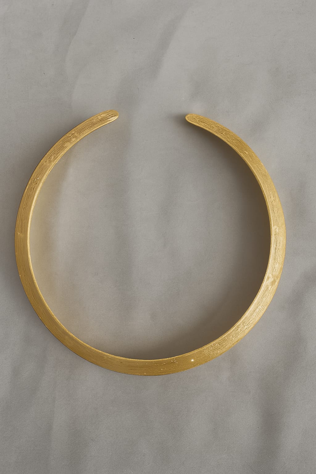 Textured Floral Embossed Hasli Necklace | Statement Flat Gold and Sliver Collar | Simply Sajavat Manchester