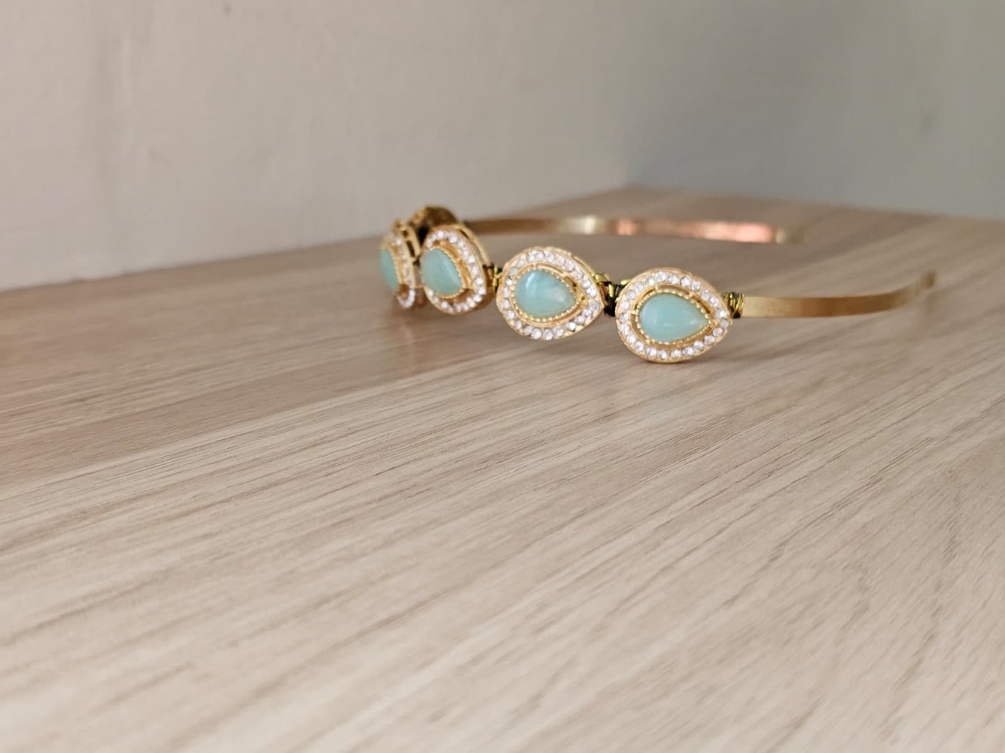 Simply Sajavat Decorative Hair Band | Hand-Finished Floral Headband | Traditional Indian Hair Accessory