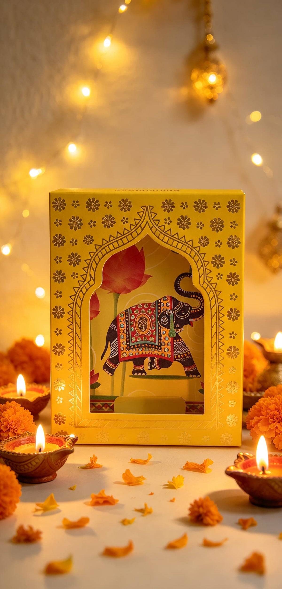Decorative Jharokha Festive Gift Box Set of 5 | Traditional Indian Sweets & Favor Boxes | Simply Sajavat Manchester
