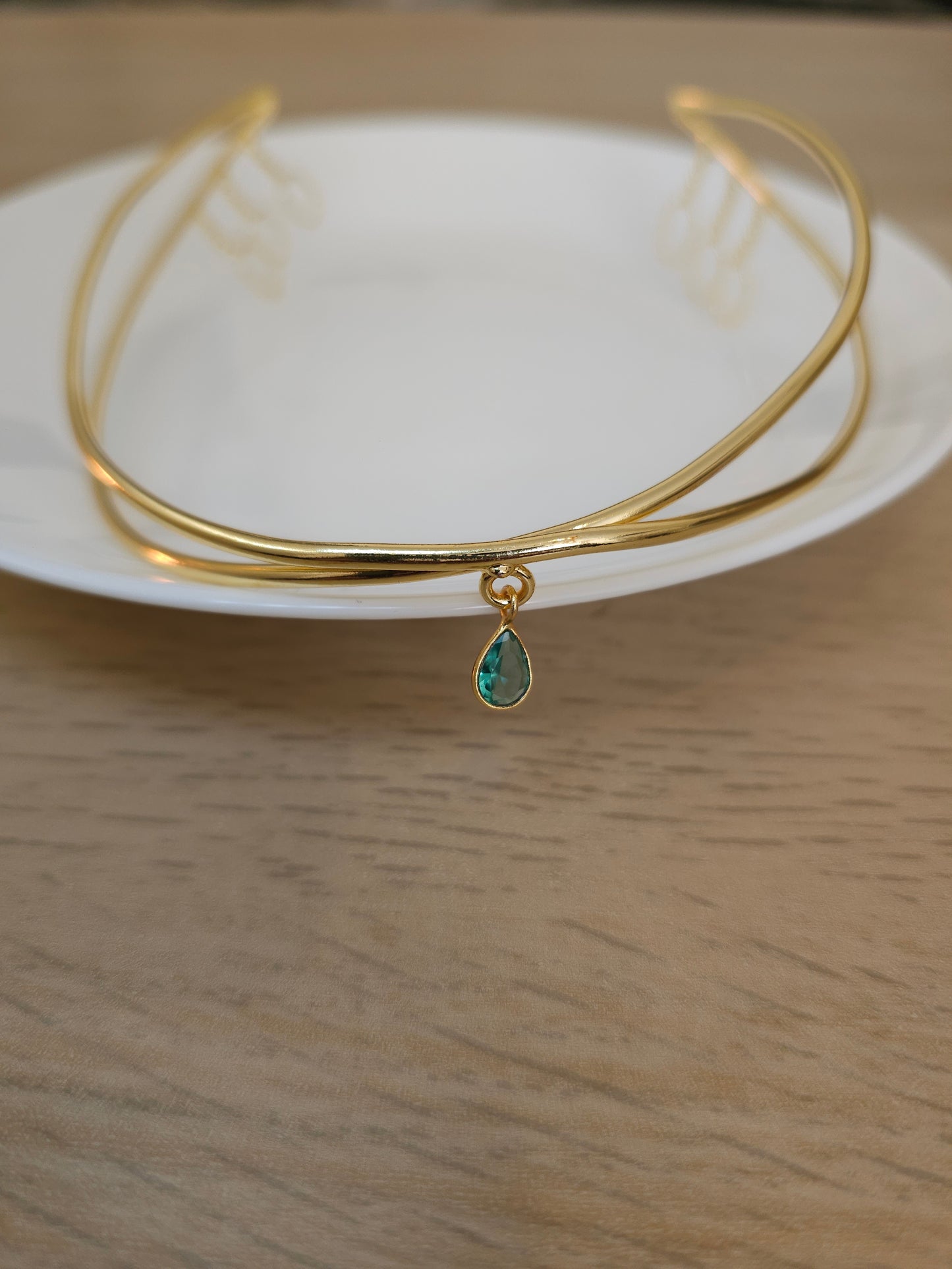 Regal Bloom Brass Headpiece